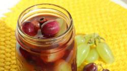 Рецепты маринования винограда самому Маринованный виноград в домашних условиях