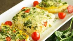 Sekin pishirgichdagi omlet: retsept