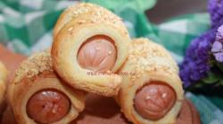 Sausages in puff pastry in the oven step by step recipe with photos